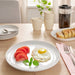  Elegant white plate measuring 26 cm in diameter by GODMIDDAG Digital Shoppy 30479716 