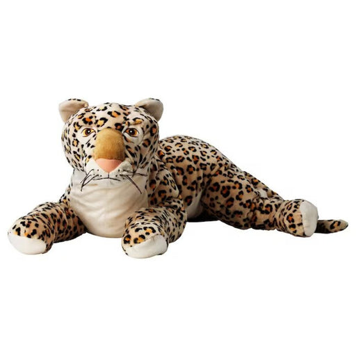 Digital Shoppy IKEA Leopard/Beige Soft Toy, 80 cm - Stylish and fierce plush toy for kids who love jungle animals.