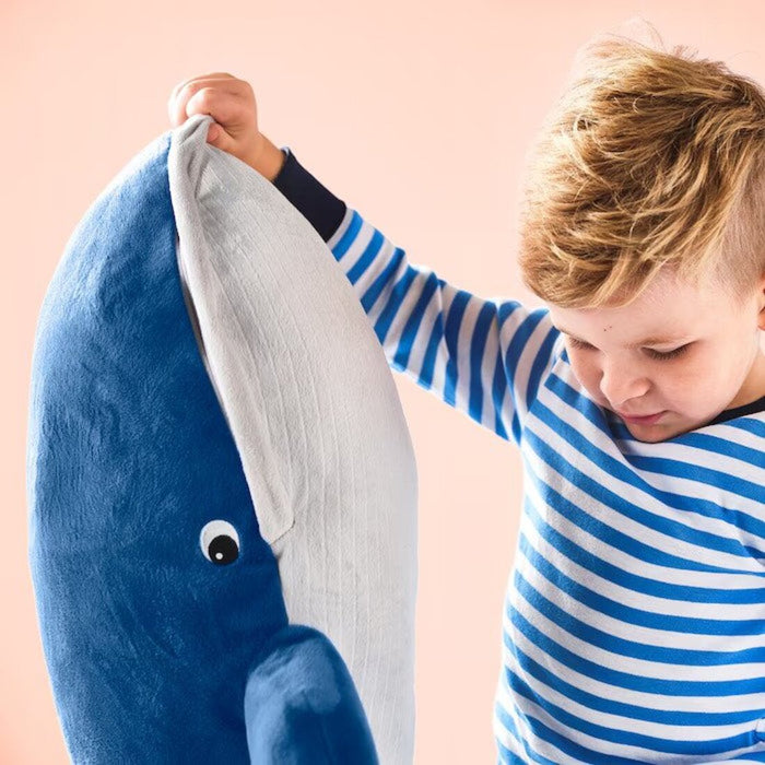 Digital Shoppy IKEA Soft Toy, 100 cm - Ideal for marine animal lovers, perfect for sensory play and cuddles.  80522114 