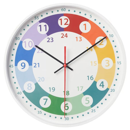 Elevate Your Space with the IKEA KORVTRÄD Wall Clock - Multicolour Magic in 28 cm  00570335