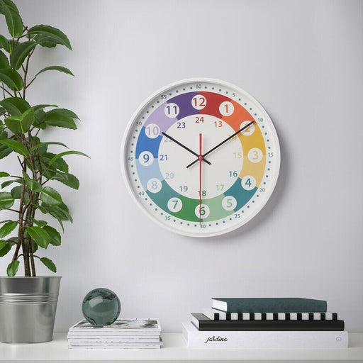 Make Every Second Count with the Multicolour 28 cm IKEA KORVTRÄD Wall Clock  00570335