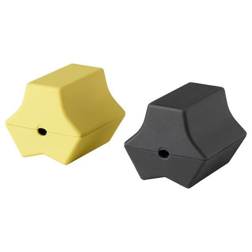 IKEA HAVSKÅL USB Anchor in Black and Yellow - 2-piece set for versatile charging solutions-40555738