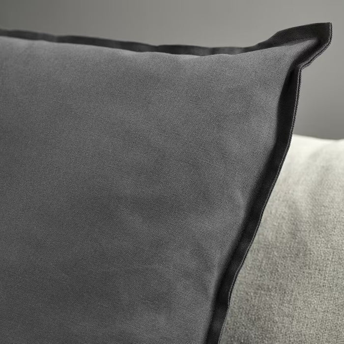 Digital Shoppy Classic dark grey GURLI cushion cover, sized 65x65 cm (26x26 inches), ideal for enhancing the coziness of your sofa or bed. 10554127