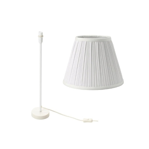 IKEA Table Lamp Base and Shade, a practical and stylish lighting solution that adds warmth and ambiance to any room in your home 