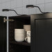 "Modern kitchen illuminated with YTBERG LED cabinet lighting."-10516828