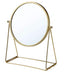 Digital Shoppy IKEA Table Mirror, Gold-Colour,17 cm (6 3/4") 10471033 stylish home vanity decor design