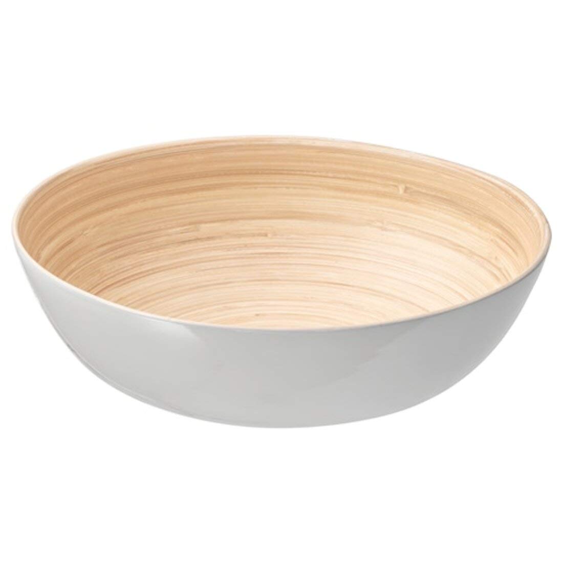 BLANDA MATT Serving bowl, bamboo, Height: 5 Diameter: 11 - IKEA