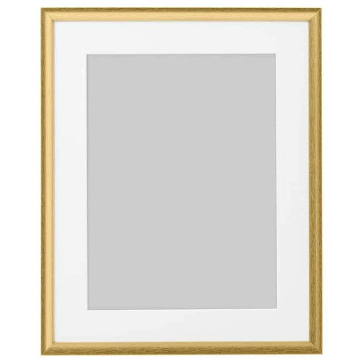 A sleek grey photo frame with a white mat, perfect for displaying your favorite memories  10370406