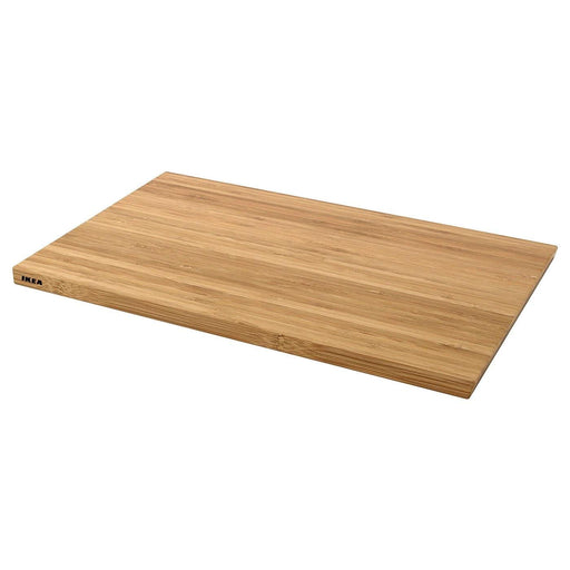A chef's essential tool, an IKEA bamboo chopping board in a large size for heavy-duty use-20233428