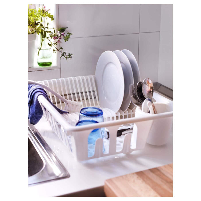 Digital Shoppy IKEA Dish Drainer - White lightweight decor high quality design kitchen 20176951