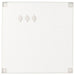 White memoboard with magnetic clips for home office or school.