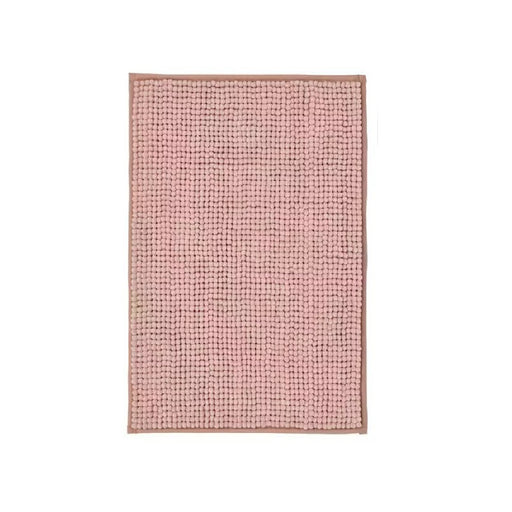 Pink bath mat from IKEA with plush texture and anti-slip backing for added safety and comfort 90517027