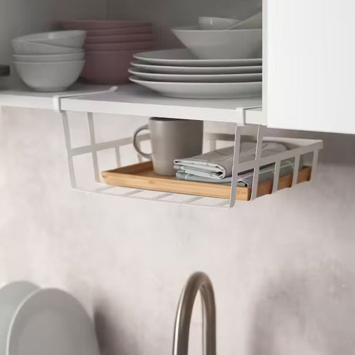 Digital Shoppy IKEA Clip-on basket, 36x26x14 cm Buy, for under shelf , storage , Home & Kitchen, cabinet , Shelf Drawer, Upgrade your home storage with IKEA's clip-on basket. This functional and innovative basket is designed to declutter your space and streamline your organization. 50534401