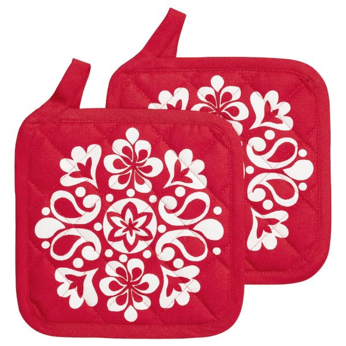 HILDEGUN Pot holder, red, 7x7 - IKEA