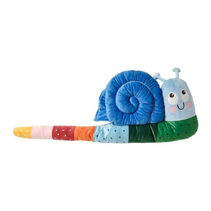 IKEA BRUMMIG Cushion, snail shaped/multicolour, 90x36 cm (35x14 ")