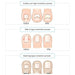 Inlay nail corrector tool with strong adhesive tape