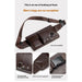 Promotional layout of men’s crossbody bag highlighting decoration, stitching, and buckle – 1600007588949 14145394
