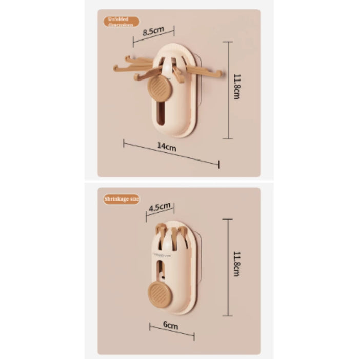 Digital Shoppy Wall Hook — No‑Drill Eco Design | High Load‑Bearing Adhesive Holder