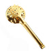 Golden stainless steel kitchen tong with a round, mesh-style perforated filter net at one end—ideal for lifting, draining, and serving fried foods directly from hot oil. The sleek, reflective finish adds a premium touch, making it suitable for both everyday kitchen use and stylish buffet presentations.-1600003112384 13034149
