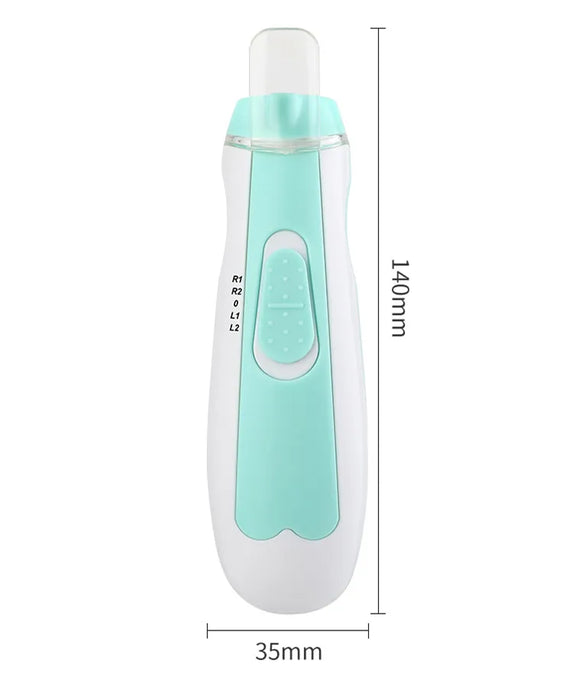 Measurements of Digital Shoppy Newborn Nail Clipper Electric battery operated Baby Anti-pinch Meat Care Set
