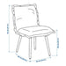 IKEA KLINTEN
Chair, brown/kilanda pale blue 20547042