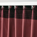 Close-up of IKEA SANELA curtains in brown-red, perfect for adding warmth to any room-90560186    