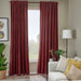 IKEA SANELA brown-red curtains, 1 pair, 140x250 cm, offering a cozy and modern look for your windows-90560186    
