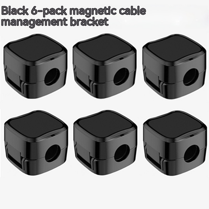 Package contents: 6 magnetic clips + instruction manual on white background