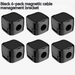 Package contents: 6 magnetic clips + instruction manual on white background