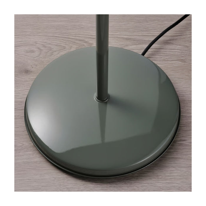 IKEA RÖDFLIK Floor/reading lamp, grey-green