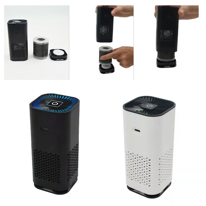 Digital Shoppy Car Air Purifier Portable Negative Ion Generator Remove Formaldehyde Dust Smoke Air Freshen Washer For Home Car