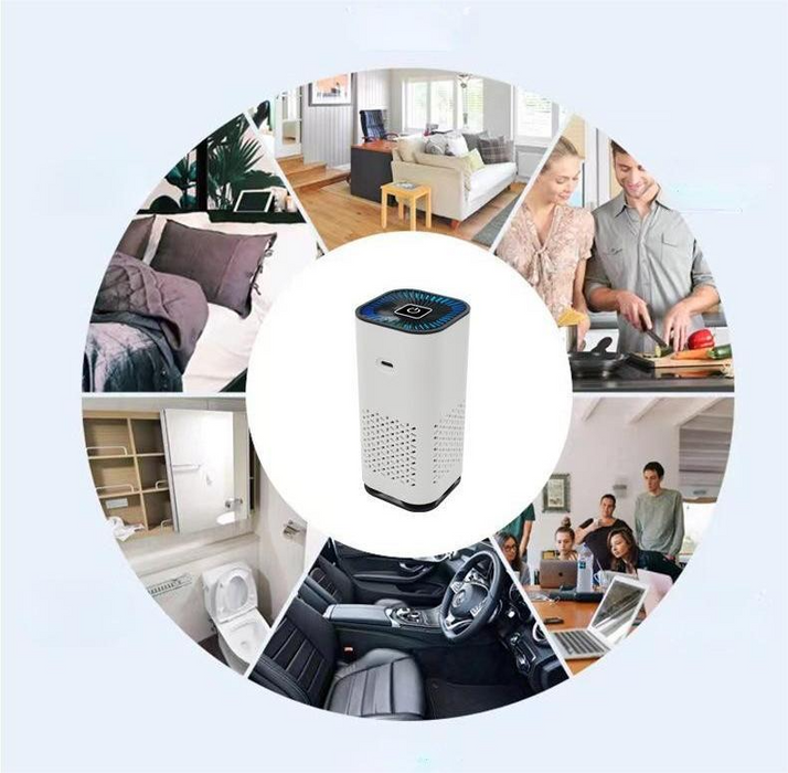 Digital Shoppy Car Air Purifier Portable Negative Ion Generator Remove Formaldehyde Dust Smoke Air Freshen Washer For Home Car