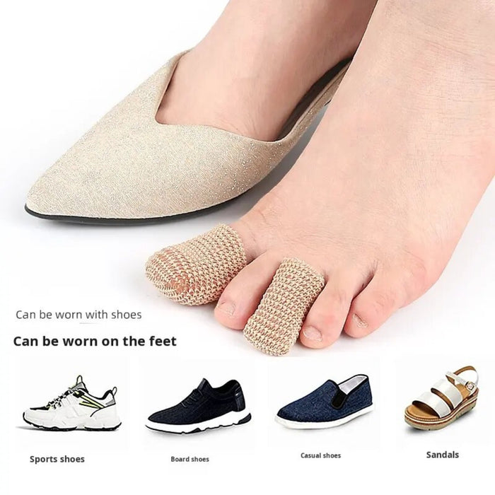 Digital Shoppy Double Layered Mesh Toe Separator — Breathable Bunion Relief Spacer
