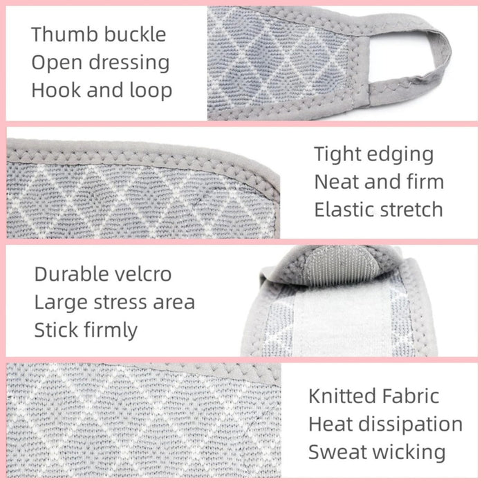 Digital Shoppy Athletic Wrist Guard – Knitted Compression Support for Gym, Sports & Fitness