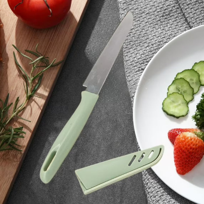 Digital Shoppy Fruit Peeling Knife — Plastic Handle | Sharp Stainless Steel Blade