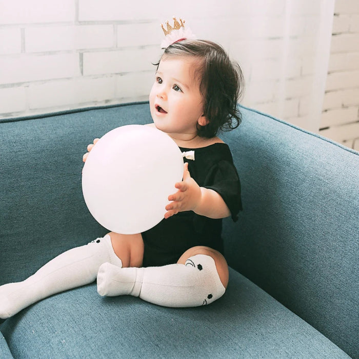 Digital Shoppy Baby Cotton Long Socks, M – Warm & Soft for Autumn/Winter