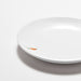 IKEA SPJUTLILJA side plate 20cm patterned stoneware side angle view