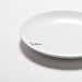 IKEA SPJUTLILJA side plate 20cm patterned stoneware back view showing base