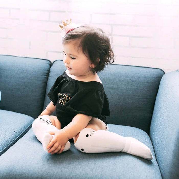 Digital Shoppy Baby Cotton Long Socks, M – Warm & Soft for Autumn/Winter