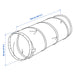 Technical drawing of a cylindrical object with dimensions labeled