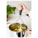  IKEA 365+ HJÄLTE potato masher black handle close-up showing acetal grip and notch detail