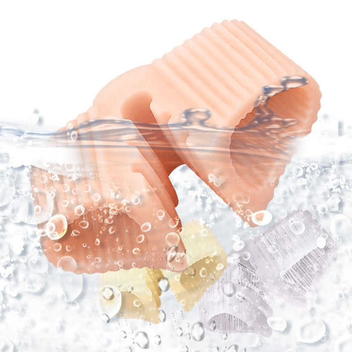 Digital Shoppy Double‑Hole Gel Toe Separator — Comfortable Bunion Corrector | Toe Alignment Aid