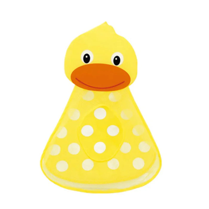 Digital Shoppy Baby Bathtub Toy Mesh Duck Storage Bag Organizer ( yellow )
