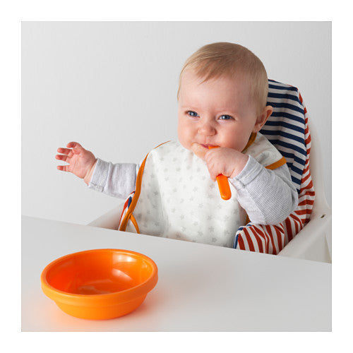 IKEA STJÄRNBILD baby bib soft back and velcro closure detail
