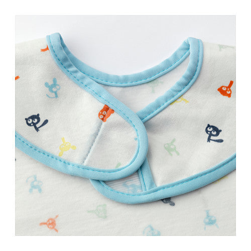 IKEA STJÄRNBILD baby bib front pocket detail close-up view