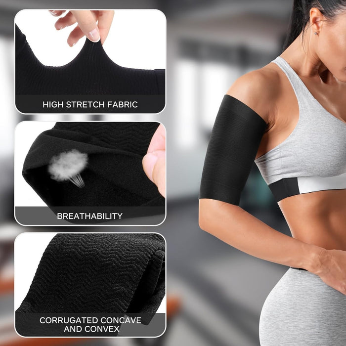 Digital Shoppy 1pair Unisex Arm Slimming Compression Sleeves – Fat Burner & Shaper