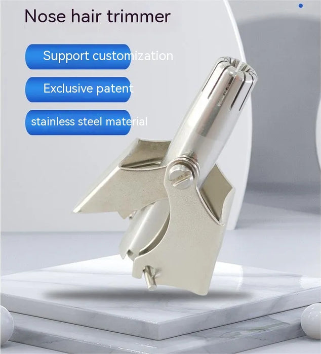 Men’s Grooming Kit Essential – Precision Nose Hair Scissors with Durable Steel Blades