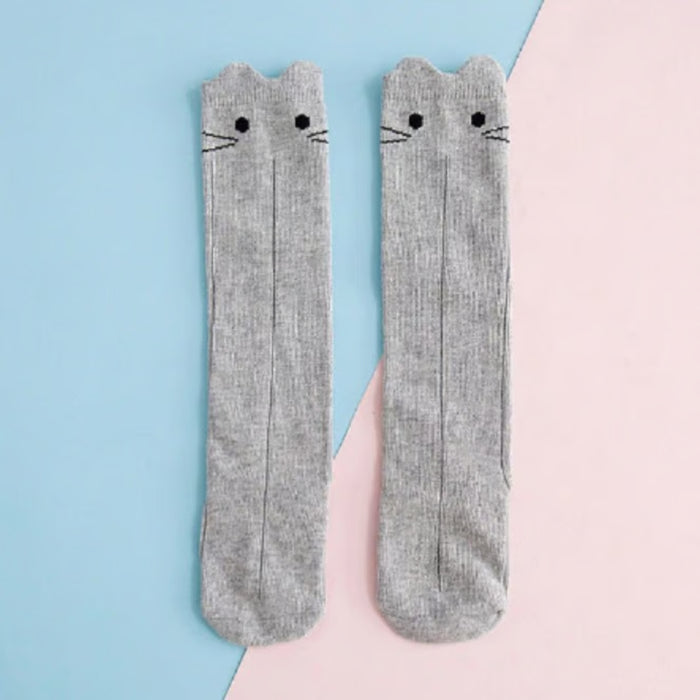 Digital Shoppy Baby Cotton Long Socks, M – Warm & Soft for Autumn/Winter