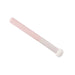 Pink and white makeup brush on a white background