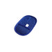 Blue mesh wrist rest pad on a white background